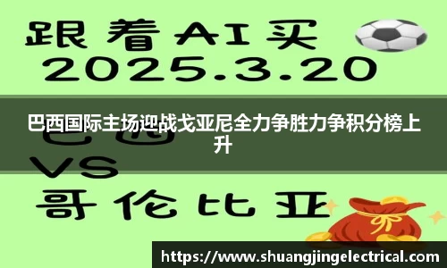巴西国际主场迎战戈亚尼全力争胜力争积分榜上升